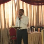 Mr. Baba Ikhazoboh, Executive Director, Dragnet Solutions, presents