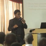 Lloys Eseosa Onaghinon, FCA, Head Business Banking, StanbicIBTC, gives his presentation