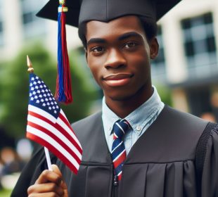 Nigerian studying and graduating in university abroad