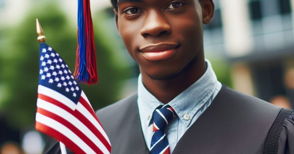 Nigerian studying and graduating in university abroad